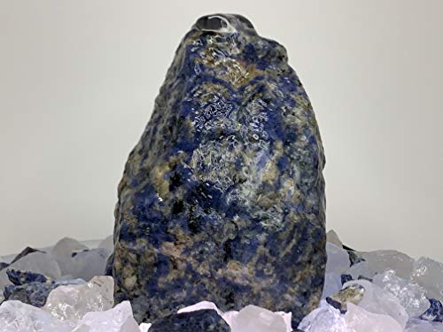 Edelstein-Zimmerbrunnen “Clivia-Sodalith” mit Mineralien Chips von Trösters Brunnenwelt - 4
