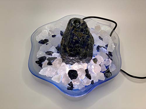 Edelstein-Zimmerbrunnen “Clivia-Sodalith” mit Mineralien Chips von Trösters Brunnenwelt - 5