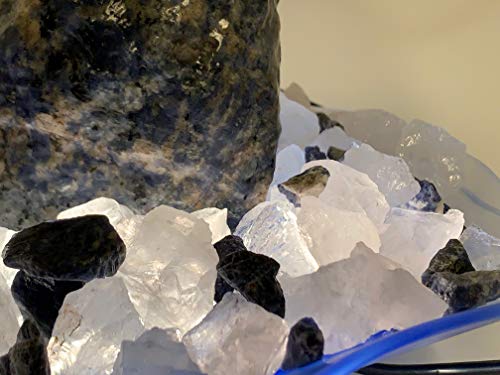 Edelstein-Zimmerbrunnen “Clivia-Sodalith” mit Mineralien Chips von Trösters Brunnenwelt - 6