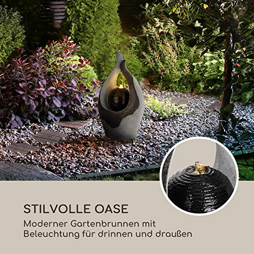 Großer Kugelbrunnen Noblino mit LED-Beleuchtung - 2
