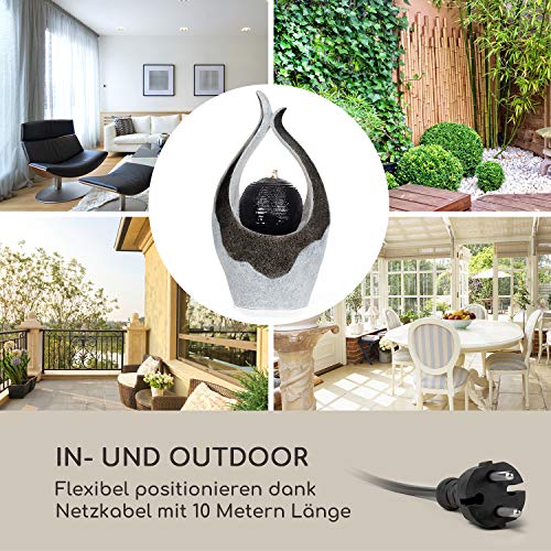 Großer Kugelbrunnen Noblino mit LED-Beleuchtung - 6