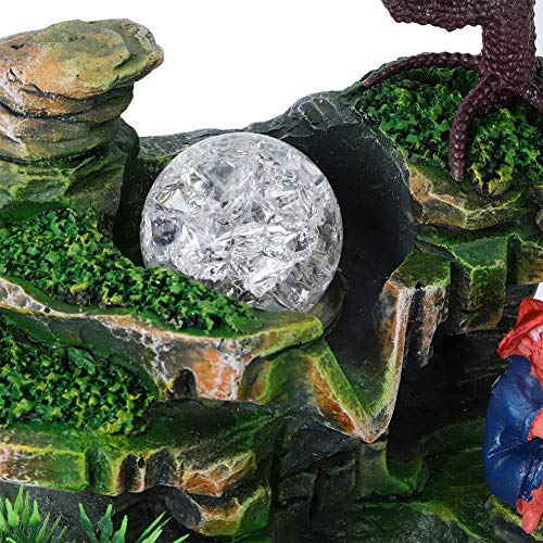 Otto Zimmerbrunnen Led BJTDLLX Zimmerbrunnen Wasser Produktbild-Vorschau 10