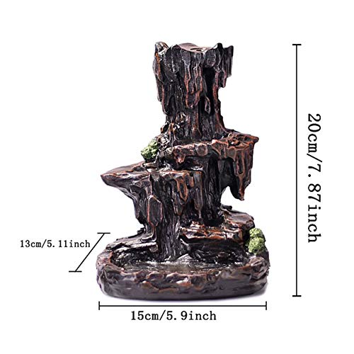 Rauchbrunnen Wasserfall in Bergdesign - 4