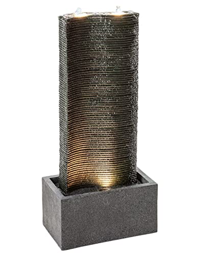 Wasserwand Muro mit LED Beleuchtung in Steinoptik 80 cm Höhe - 2