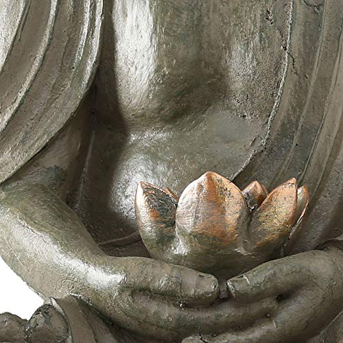 Boltze LED Tisch Spring Brunnen Gäste Zimmer Feng Shui Buddha Design Wasser Spiel Bronze 3488900 - 2