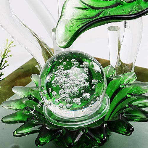 Küche Haushalt Wohnen Zimmerbrunnen Moderne Brunnen Einfache Desktop Innenluftbefeuchter Büro Keramik Feng Shui Ball Dekoration Eingerichtet 23 * 23 * 27 cm (Color : A) - 4