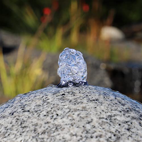 Gartenbrunnen aus Granit mit 3 Kugeln und LED-Beleuchtung - 6