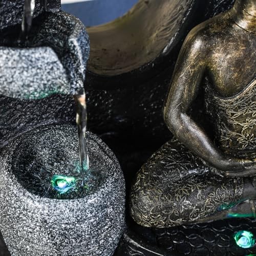 Feng Shui Zimmerbrunnen Harmonie mit Beleuchtung - 11