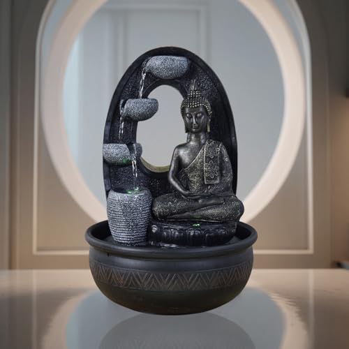 Feng Shui Zimmerbrunnen Harmonie mit Beleuchtung - 5