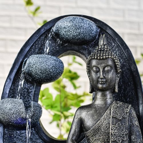 Feng Shui Zimmerbrunnen Harmonie mit Beleuchtung - 9