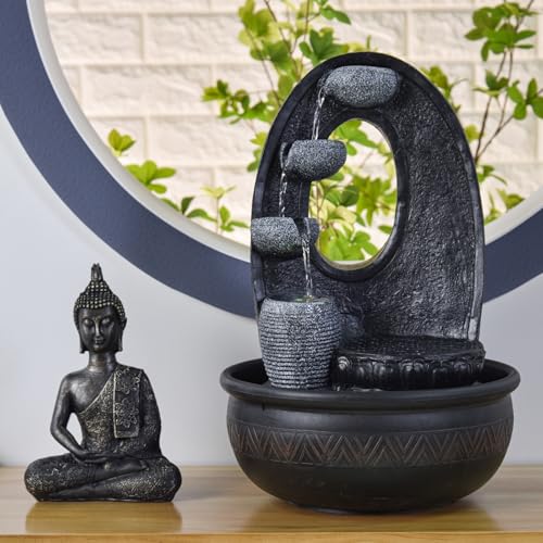 Feng Shui Zimmerbrunnen Harmonie mit Beleuchtung - 10